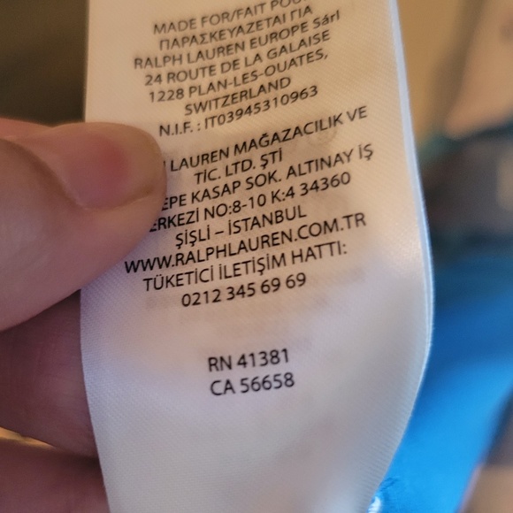 LAUREN RALPH LAUREN Sleeveless V-neck Jersey Formal Maxi Dress Royal Blue size 0 - Picture 15 of 15